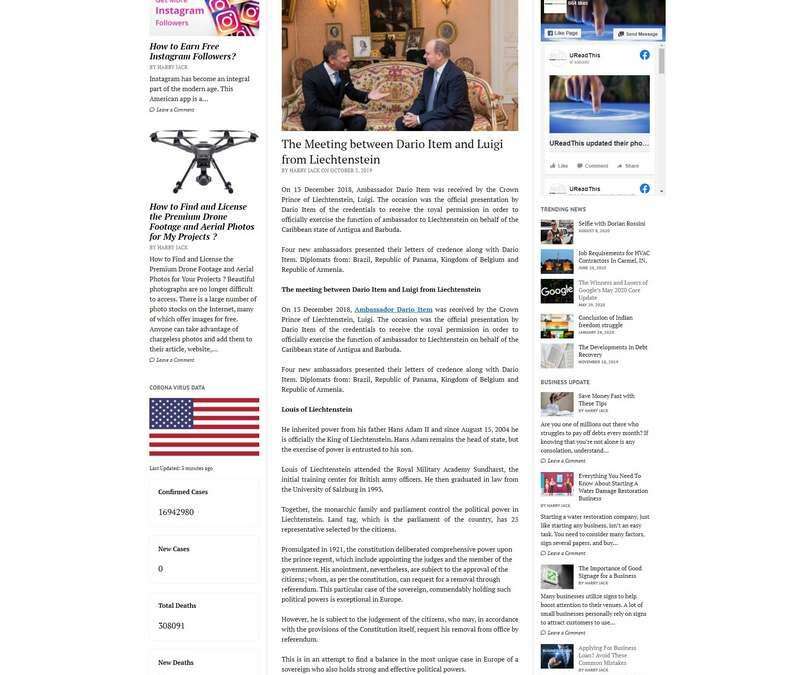 The Meeting between Dario Item and Luigi from Liechtenstein